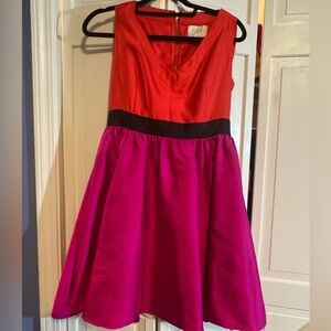 Kate Spade Colorblock Fit & Flare Dress – Size 6